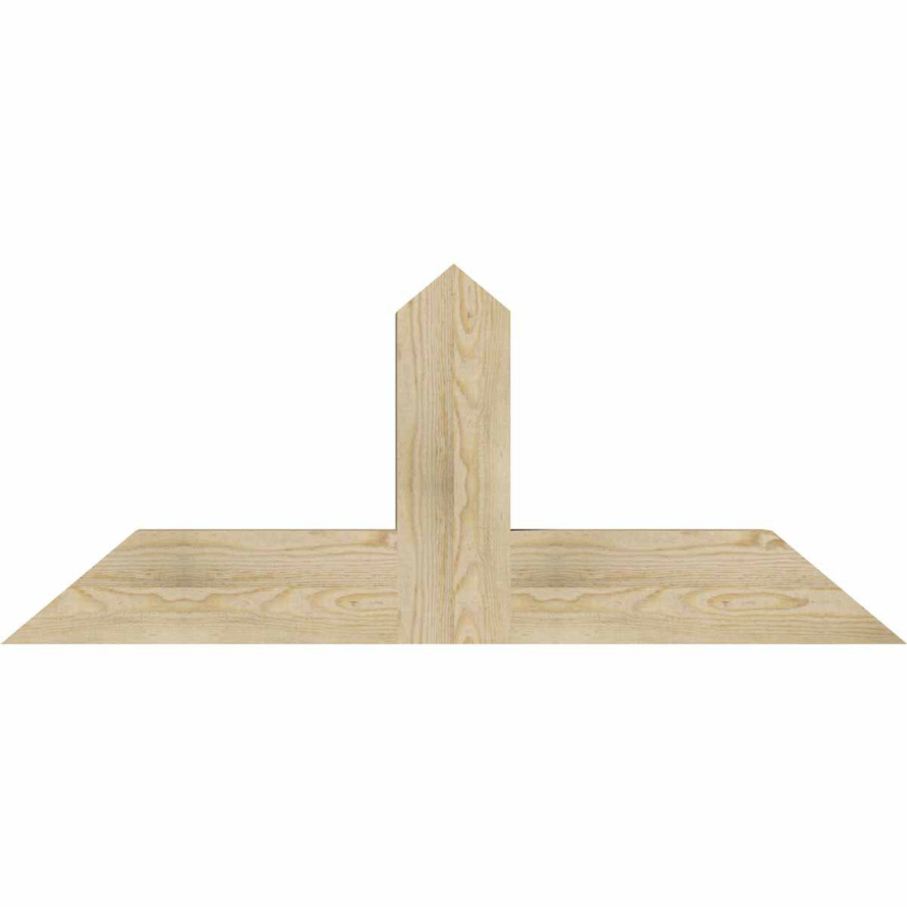 10/12 Pitch Portland Rough Sawn Timber Gable Bracket GBW048X20X0406POR00RDF