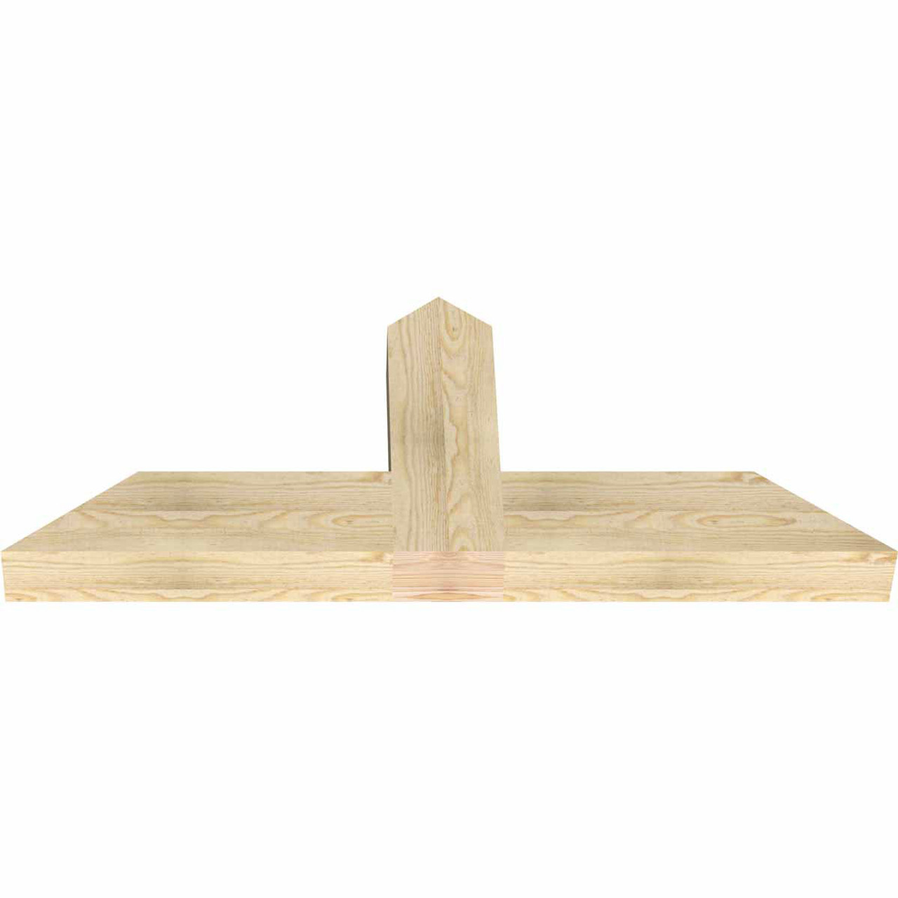 10/12 Pitch Portland Rough Sawn Timber Gable Bracket GBW048X20X0406POR00RDF