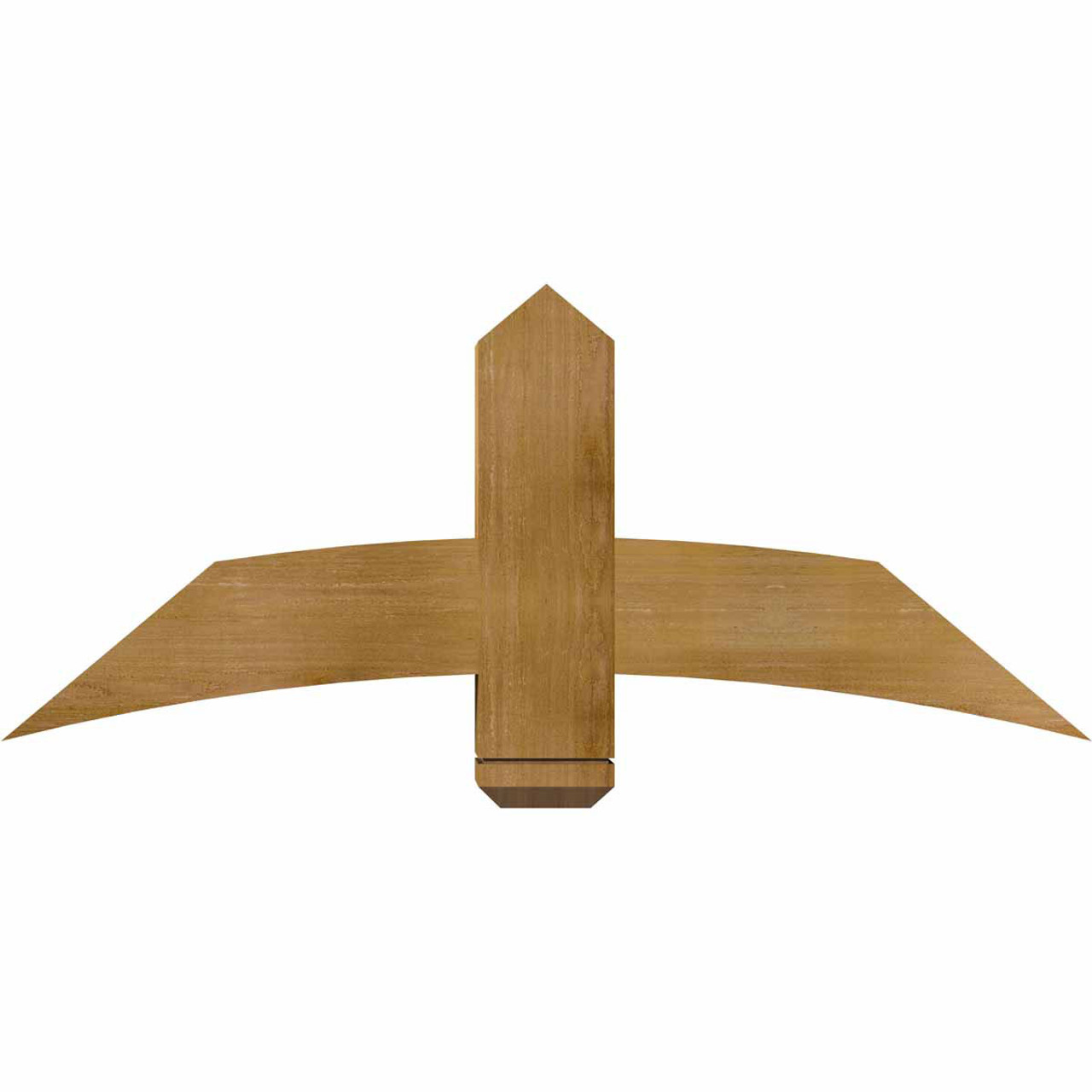 10/12 Pitch Bellingham Rough Sawn Timber Gable Bracket GBW048X20X0606BEL00RWR