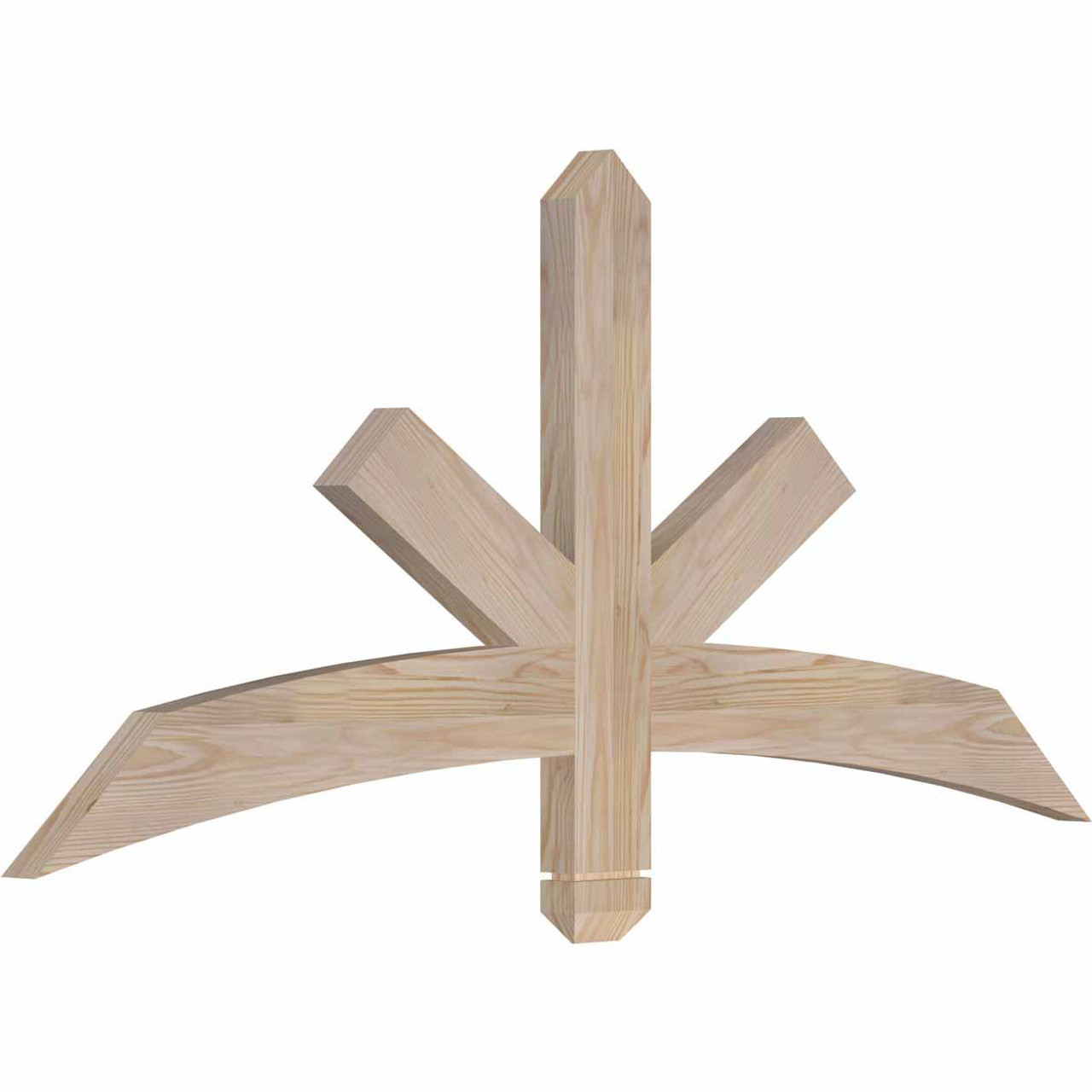 11/12 Pitch Alberta Smooth Timber Gable Bracket GBW048X22X0204ALB00SDF