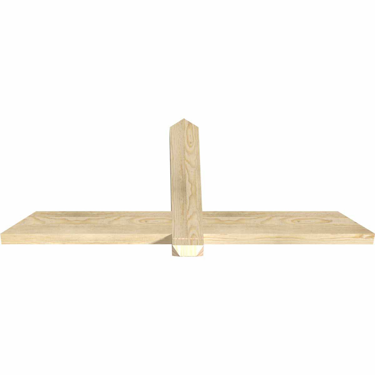 11/12 Pitch Eugene Rough Sawn Timber Gable Bracket GBW048X22X0204EUG00RDF