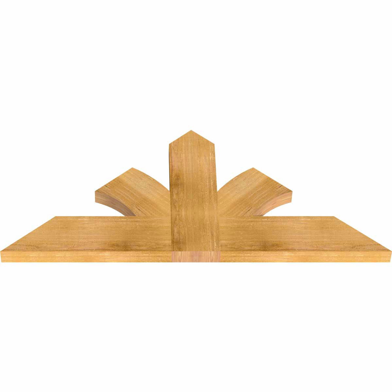 11/12 Pitch Richland Rough Sawn Timber Gable Bracket GBW048X22X0206RIC00RWR