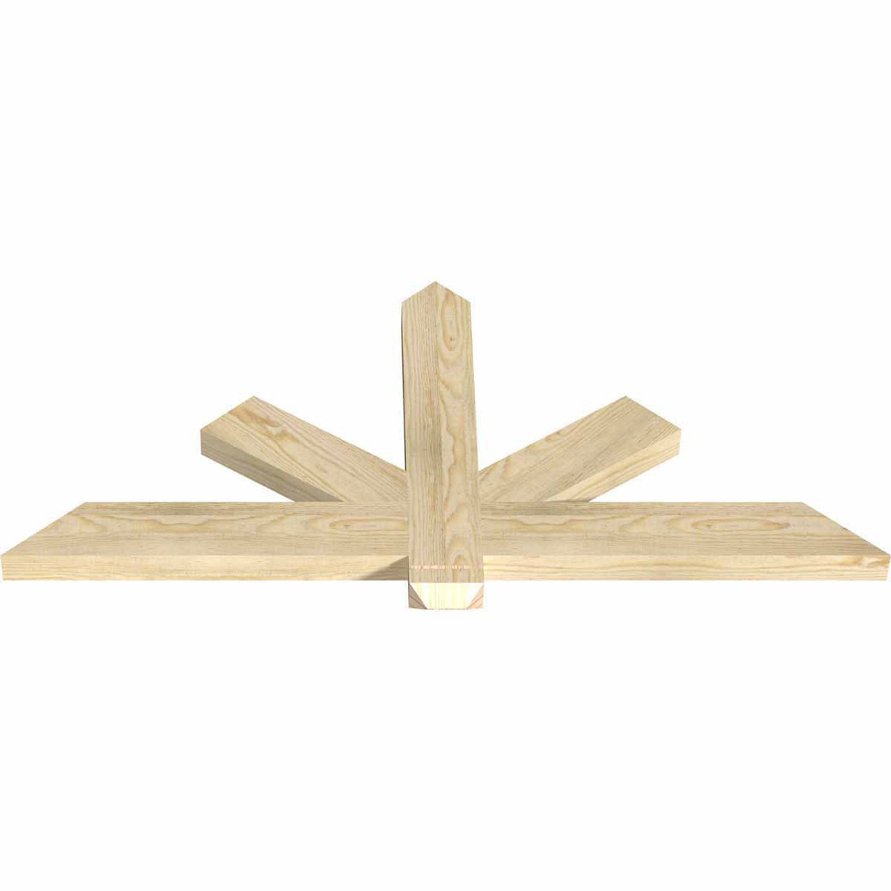 11/12 Pitch Kennewick Rough Sawn Timber Gable Bracket GBW048X22X0204KEN00RDF