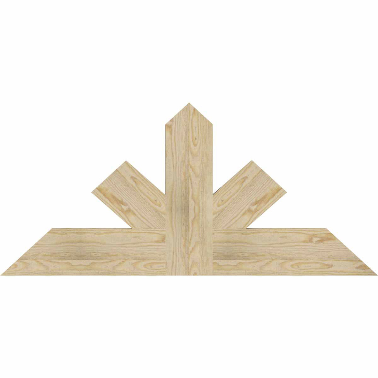 11/12 Pitch Saratoga Rough Sawn Timber Gable Bracket GBW048X22X0206SAR00RDF