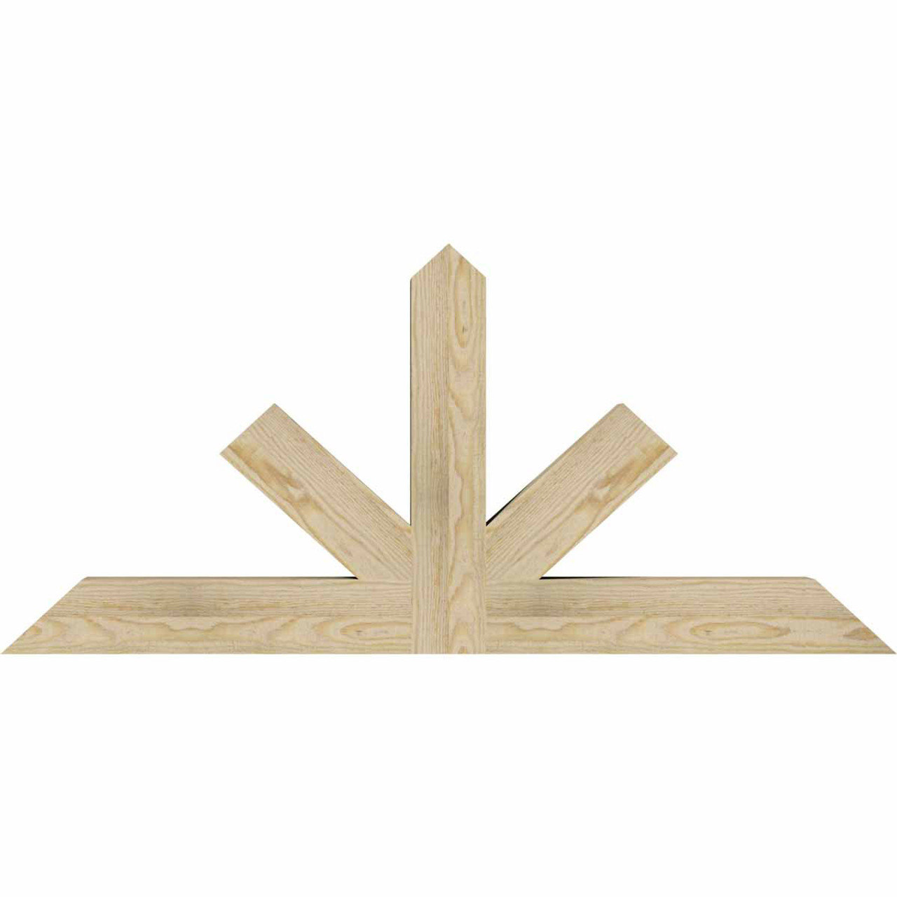 11/12 Pitch Saratoga Rough Sawn Timber Gable Bracket GBW048X22X0404SAR00RDF