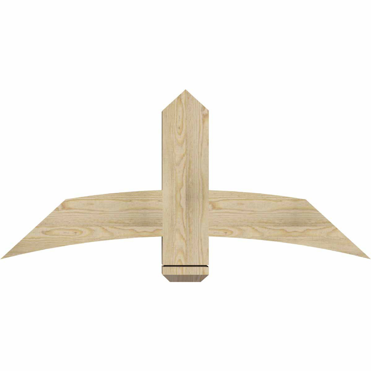 11/12 Pitch Bellingham Rough Sawn Timber Gable Bracket GBW048X22X0406BEL00RDF