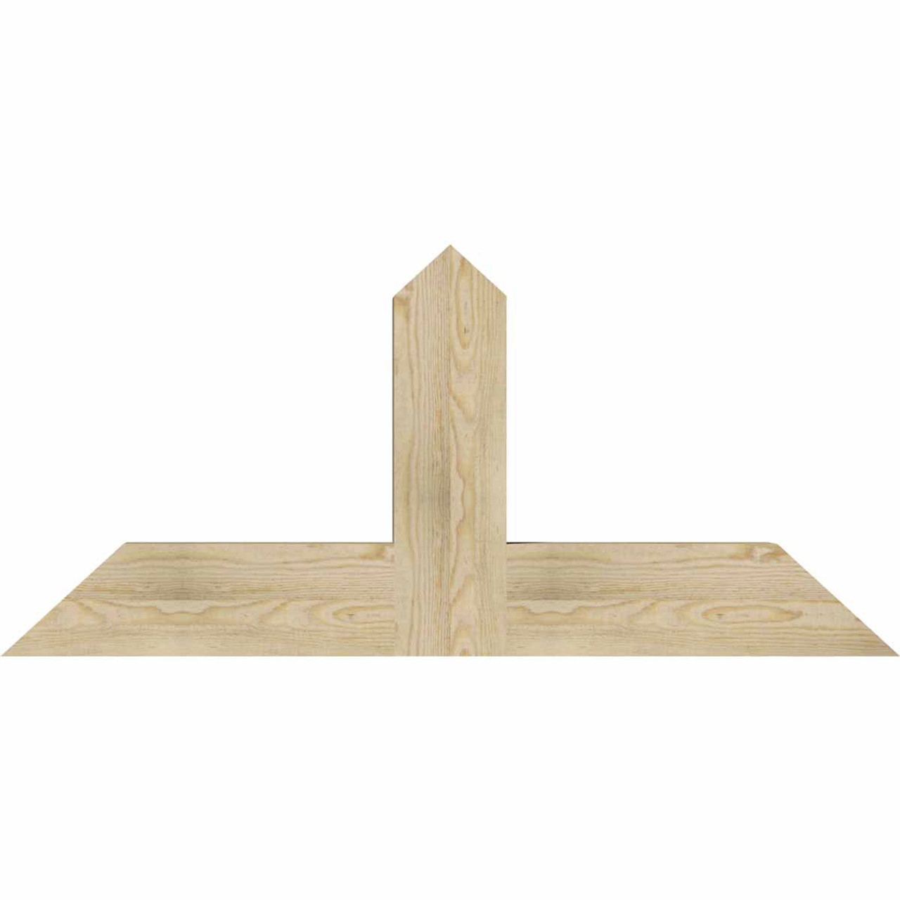 11/12 Pitch Portland Rough Sawn Timber Gable Bracket GBW048X22X0406POR00RDF