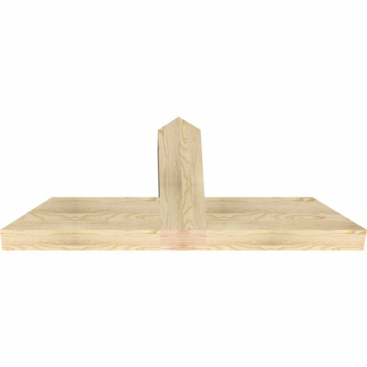 11/12 Pitch Portland Rough Sawn Timber Gable Bracket GBW048X22X0406POR00RDF