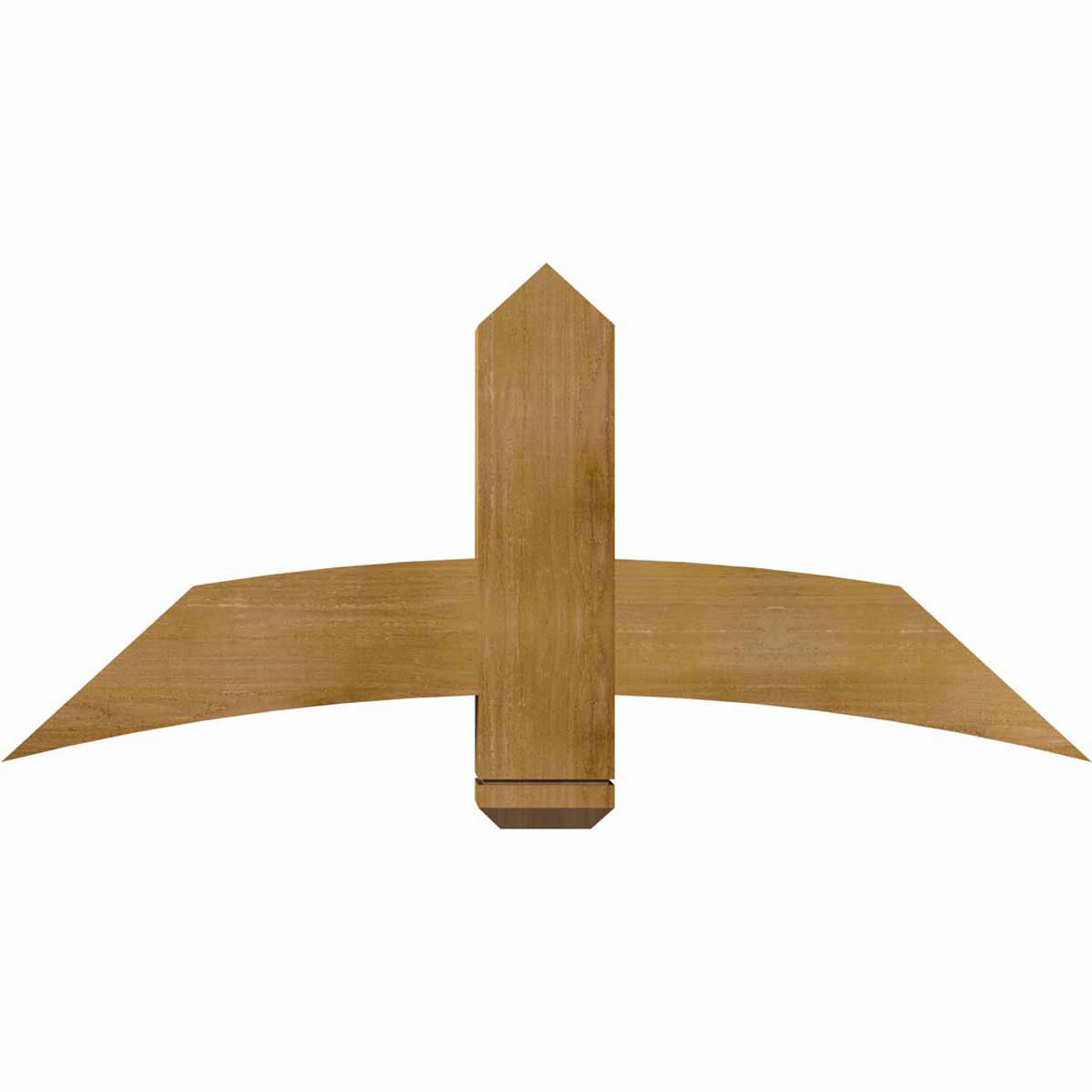 11/12 Pitch Bellingham Rough Sawn Timber Gable Bracket GBW048X22X0606BEL00RWR