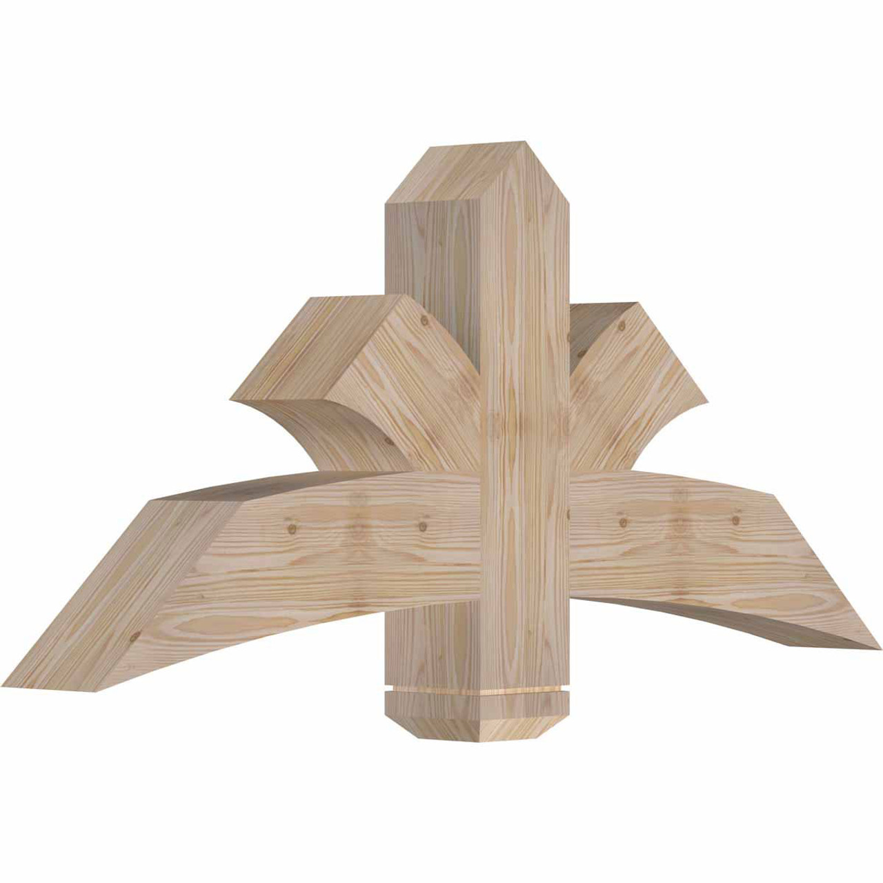 11/12 Pitch Davenport Smooth Timber Gable Bracket GBW048X22X0606DAV00SDF