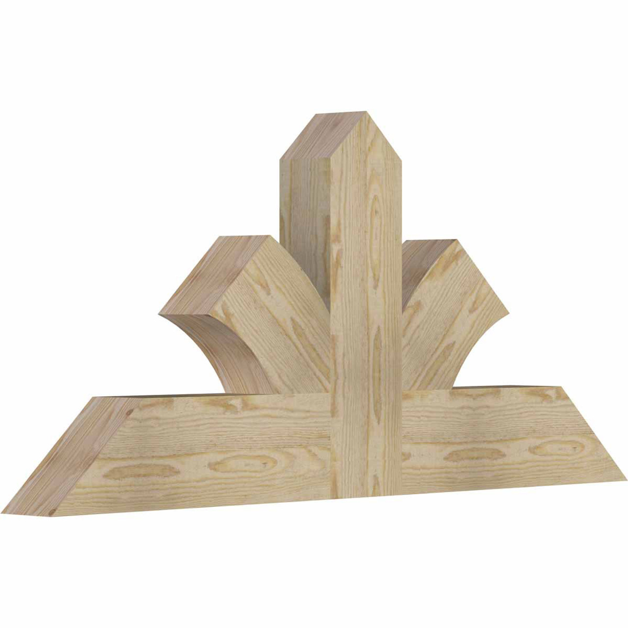 11/12 Pitch Richland Rough Sawn Timber Gable Bracket GBW048X22X0406RIC00RDF