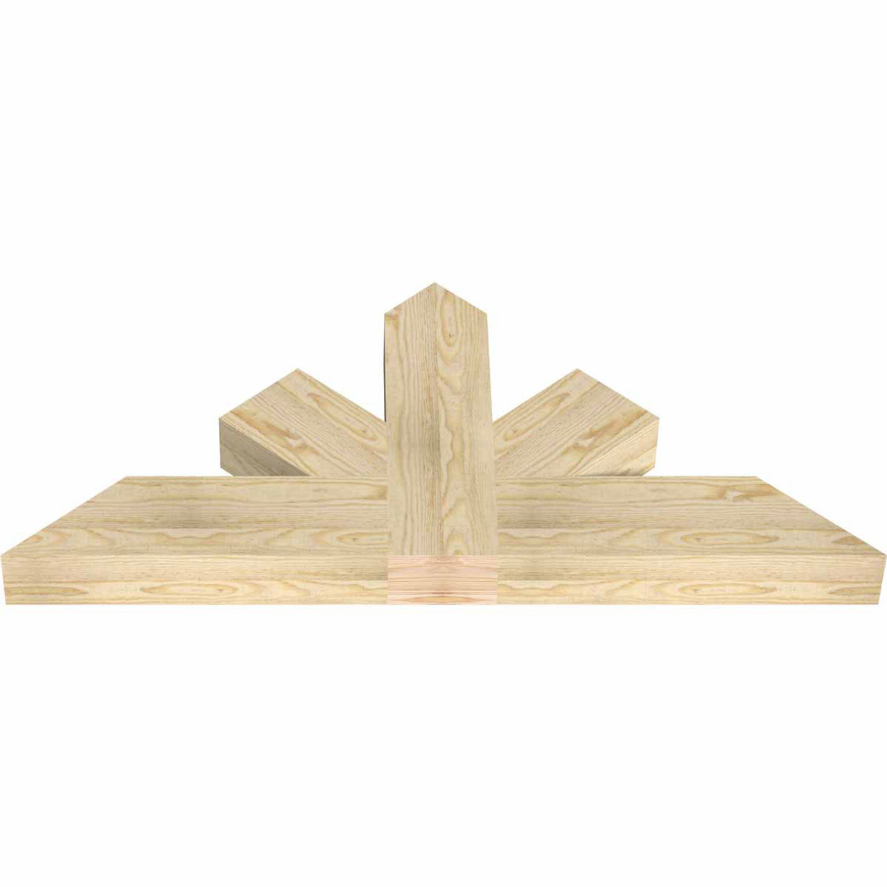 11/12 Pitch Saratoga Rough Sawn Timber Gable Bracket GBW048X22X0406SAR00RDF