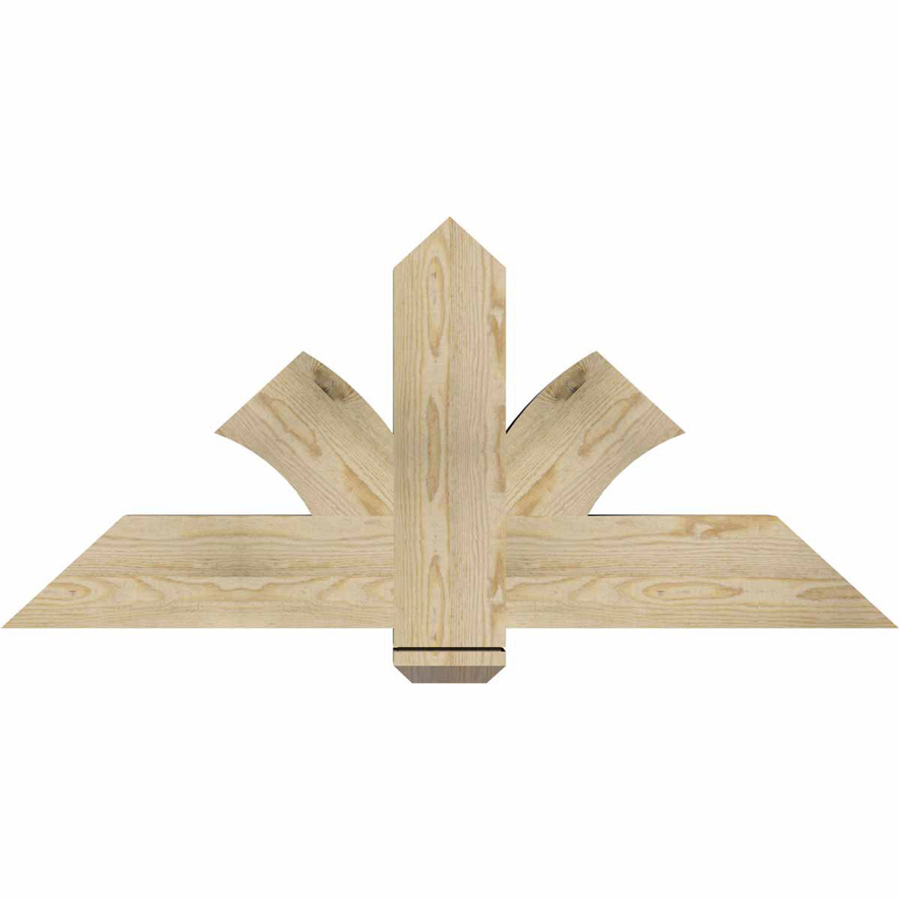 11/12 Pitch Redmond Rough Sawn Timber Gable Bracket GBW048X22X0406RED00RDF