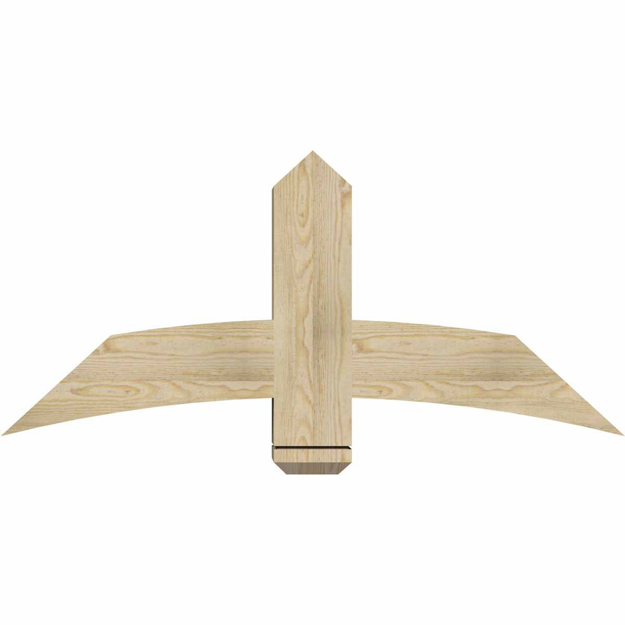 11/12 Pitch Bellingham Rough Sawn Timber Gable Bracket GBW048X22X0606BEL00RDF