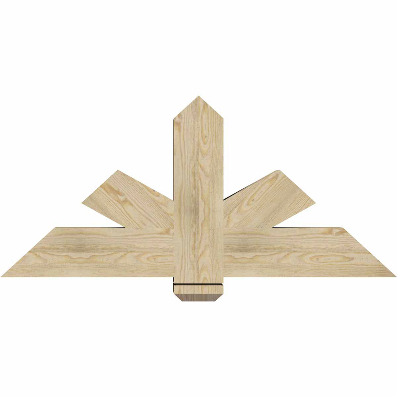 11/12 Pitch Kennewick Rough Sawn Timber Gable Bracket GBW048X22X0606KEN00RDF