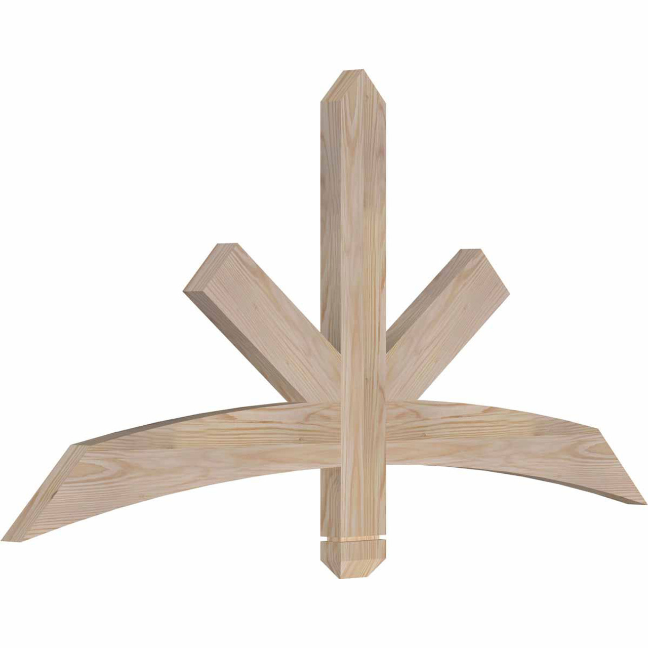 12/12 Pitch Alberta Smooth Timber Gable Bracket GBW048X24X0204ALB00SDF