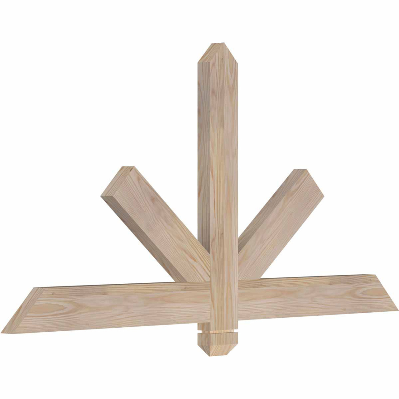 12/12 Pitch Kennewick Smooth Timber Gable Bracket GBW048X24X0204KEN00SDF