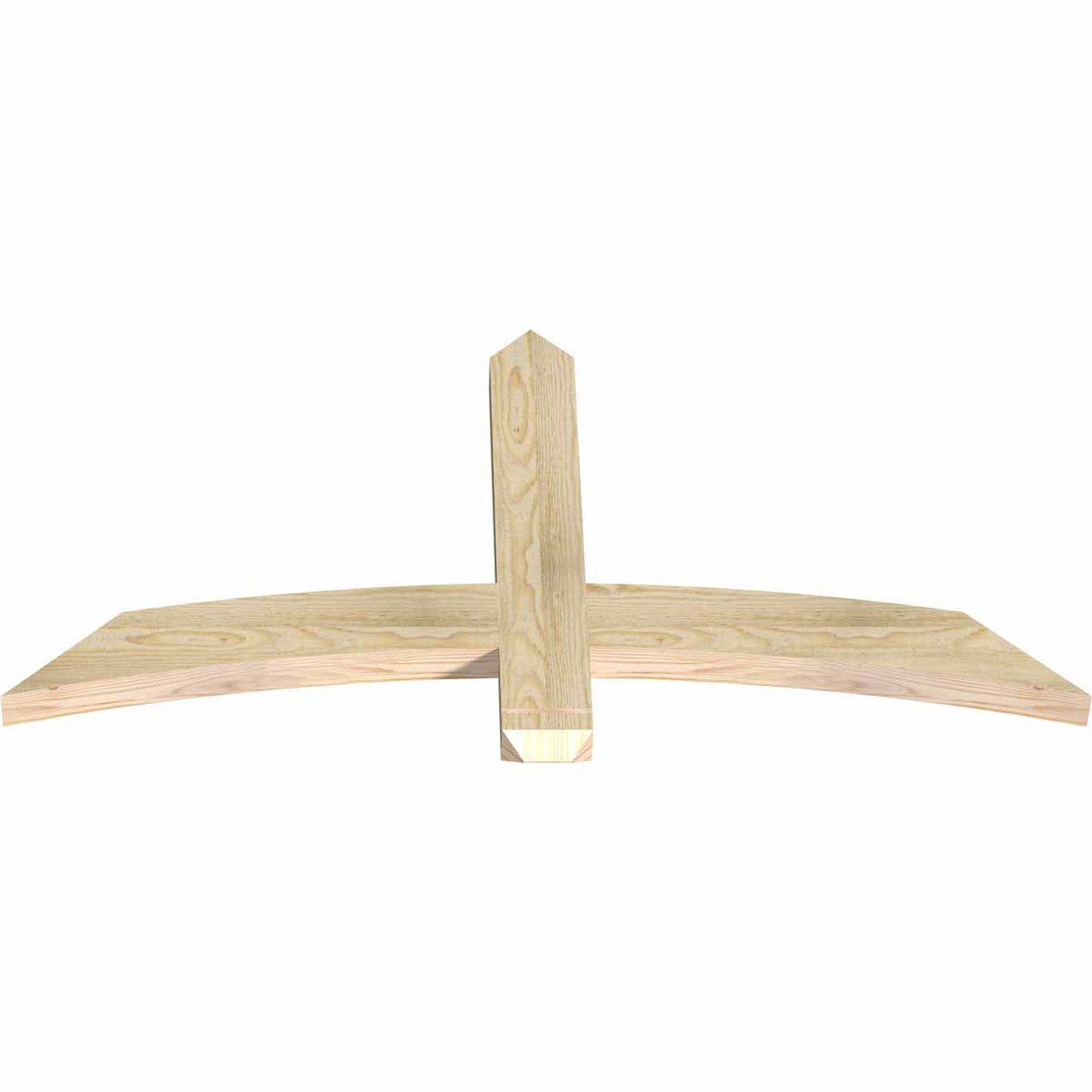 12/12 Pitch Bellingham Rough Sawn Timber Gable Bracket GBW048X24X0204BEL00RDF