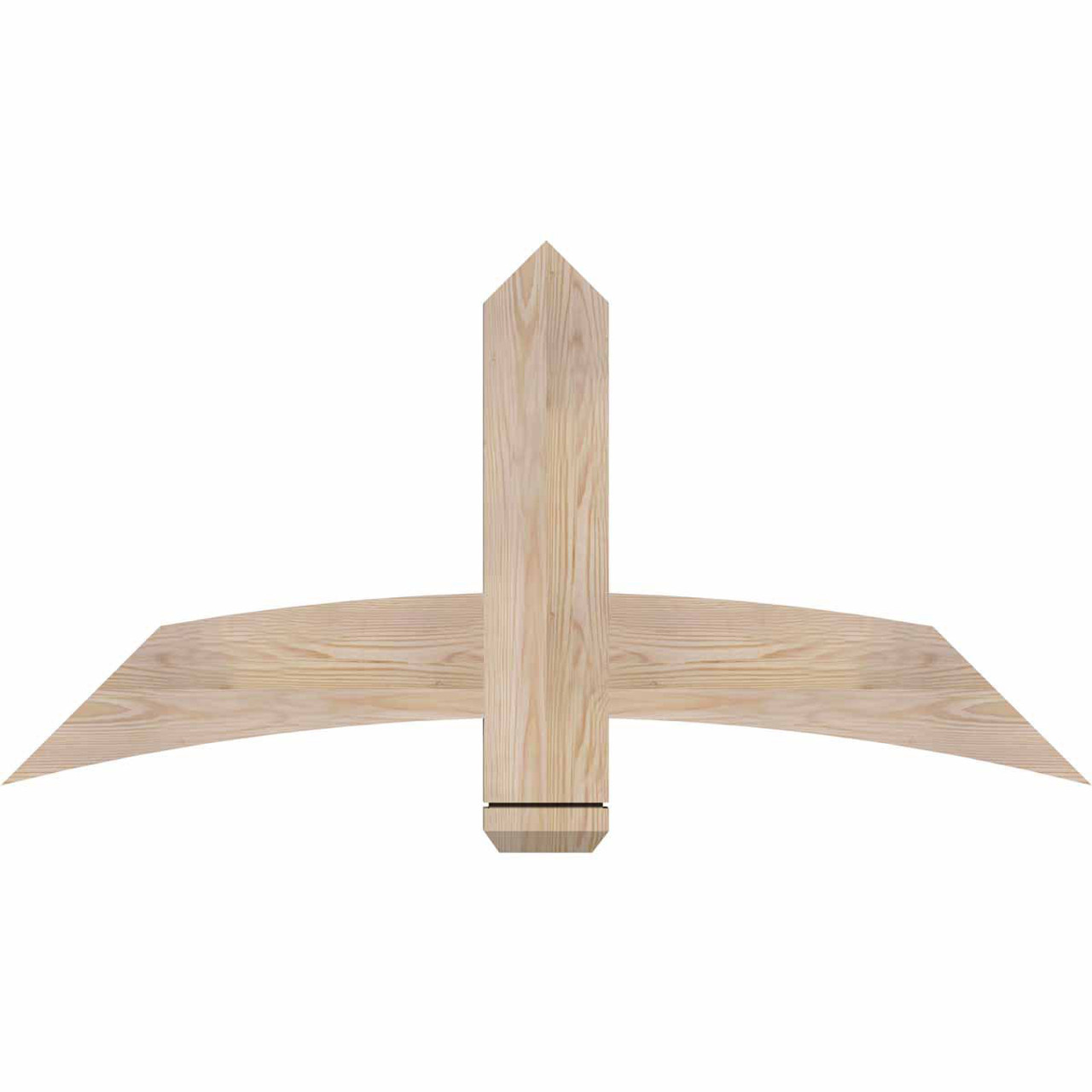 12/12 Pitch Bellingham Smooth Timber Gable Bracket GBW048X24X0206BEL00SDF