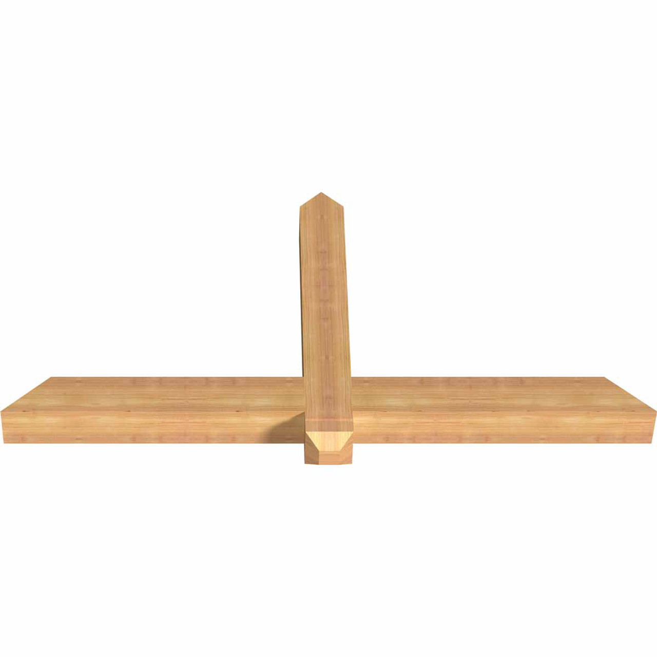 12/12 Pitch Eugene Smooth Timber Gable Bracket GBW048X24X0404EUG00SWR