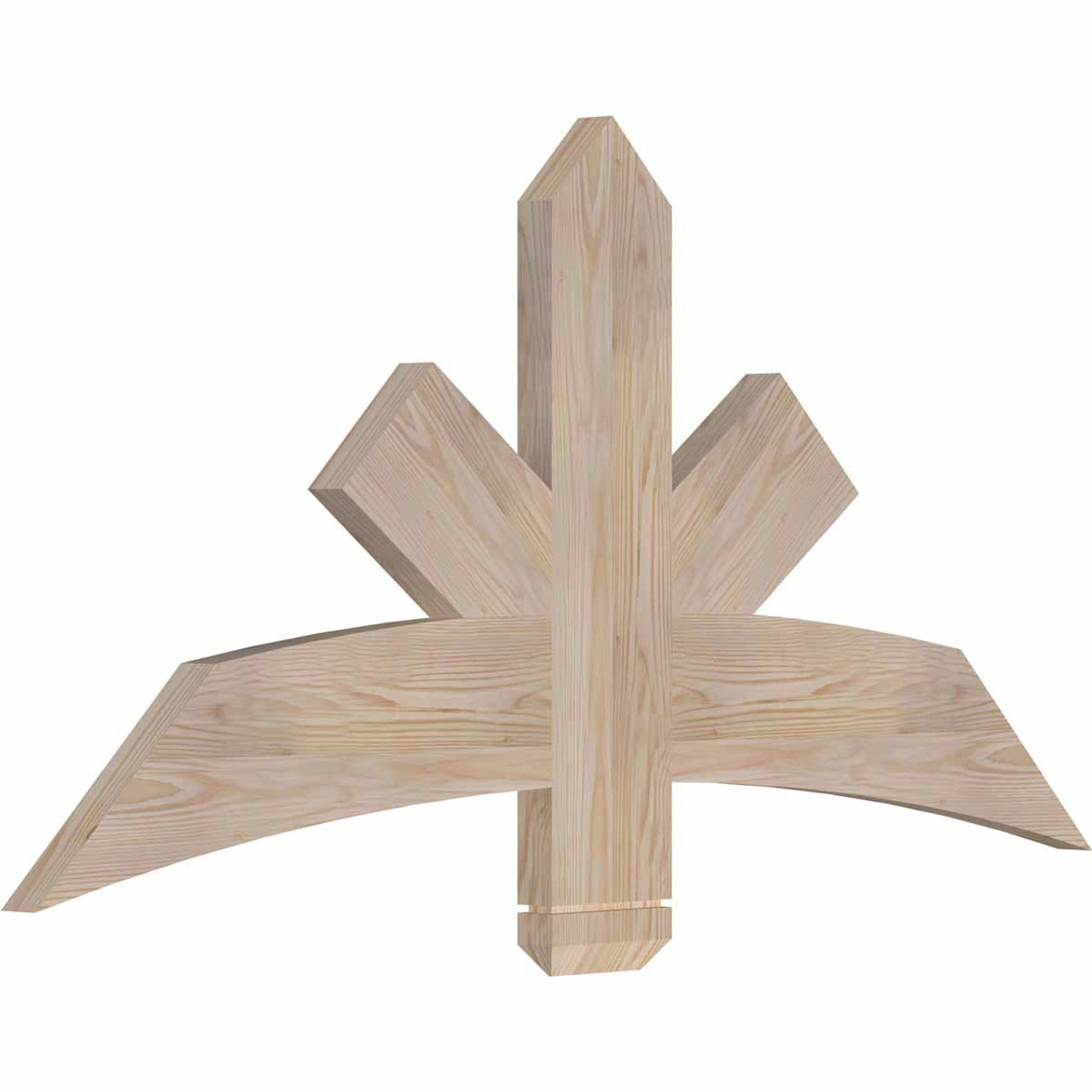 12/12 Pitch Alberta Smooth Timber Gable Bracket GBW048X24X0206ALB00SDF