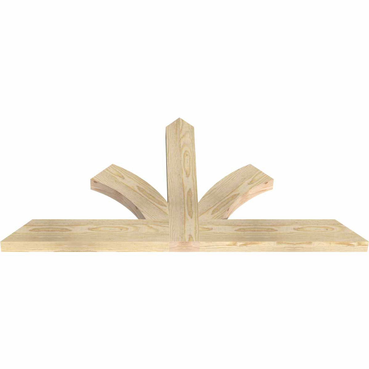 12/12 Pitch Richland Rough Sawn Timber Gable Bracket GBW048X24X0204RIC00RDF