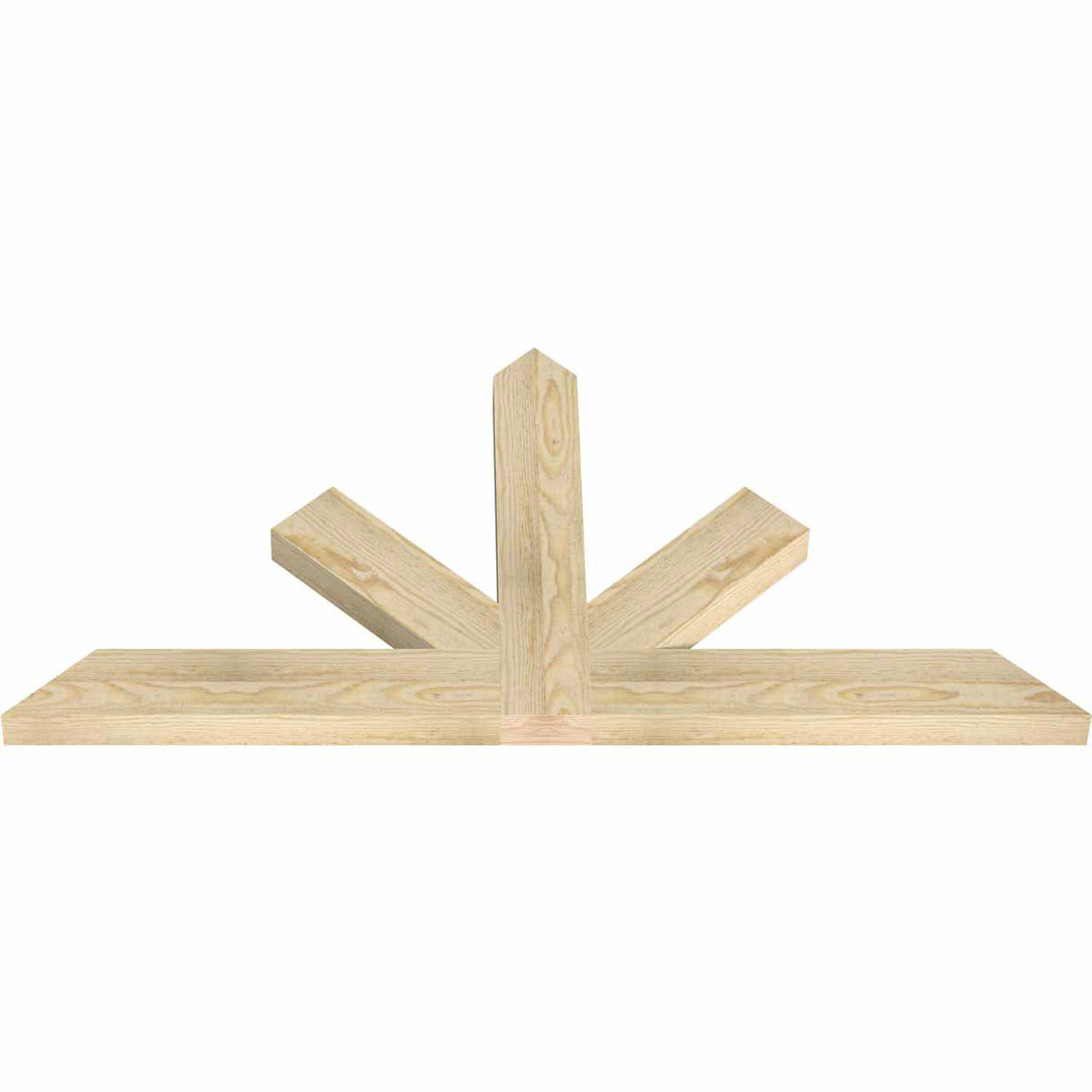 12/12 Pitch Saratoga Rough Sawn Timber Gable Bracket GBW048X24X0204SAR00RDF