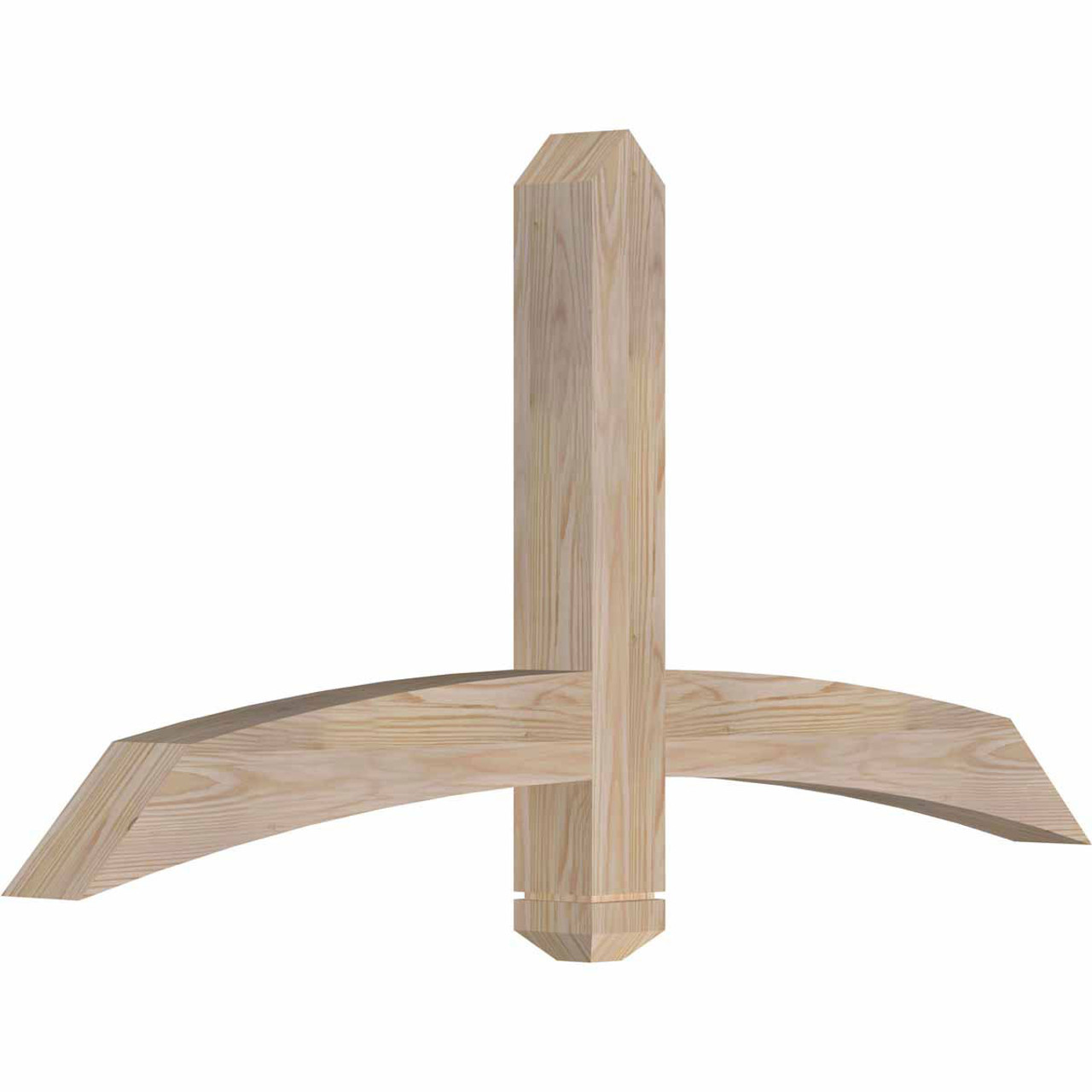 12/12 Pitch Bellingham Smooth Timber Gable Bracket GBW048X24X0404BEL00SDF