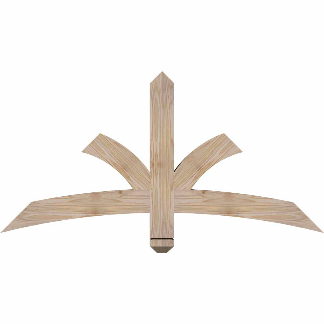 12/12 Pitch Davenport Smooth Timber Gable Bracket GBW048X24X0404DAV00SDF