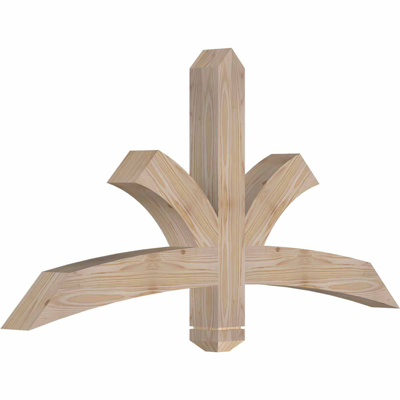 12/12 Pitch Davenport Smooth Timber Gable Bracket GBW048X24X0404DAV00SDF