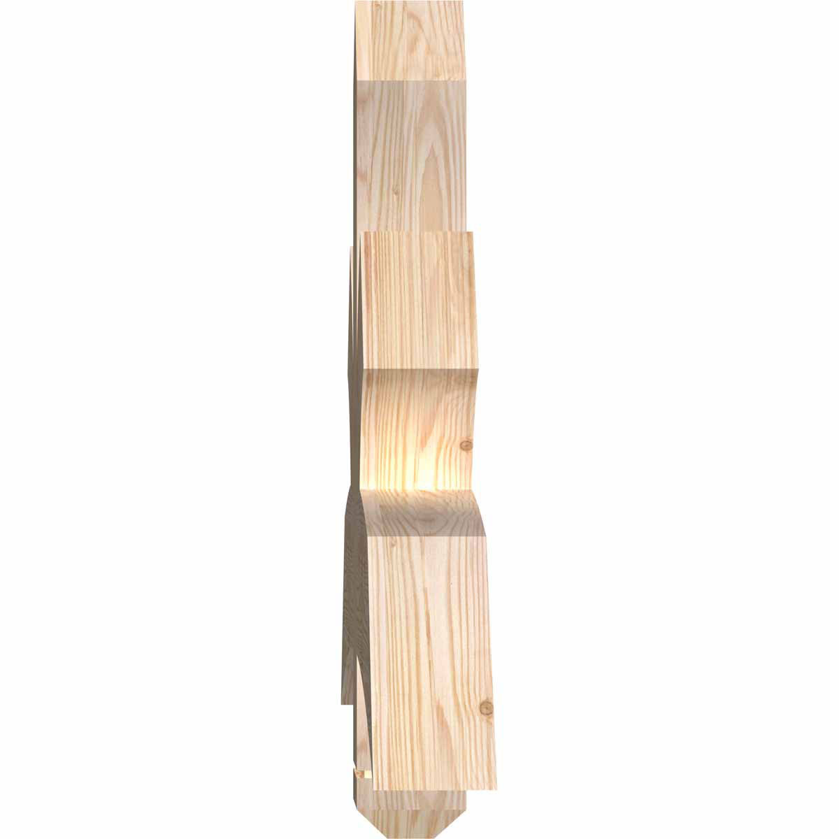 12/12 Pitch Davenport Smooth Timber Gable Bracket GBW048X24X0406DAV00SDF