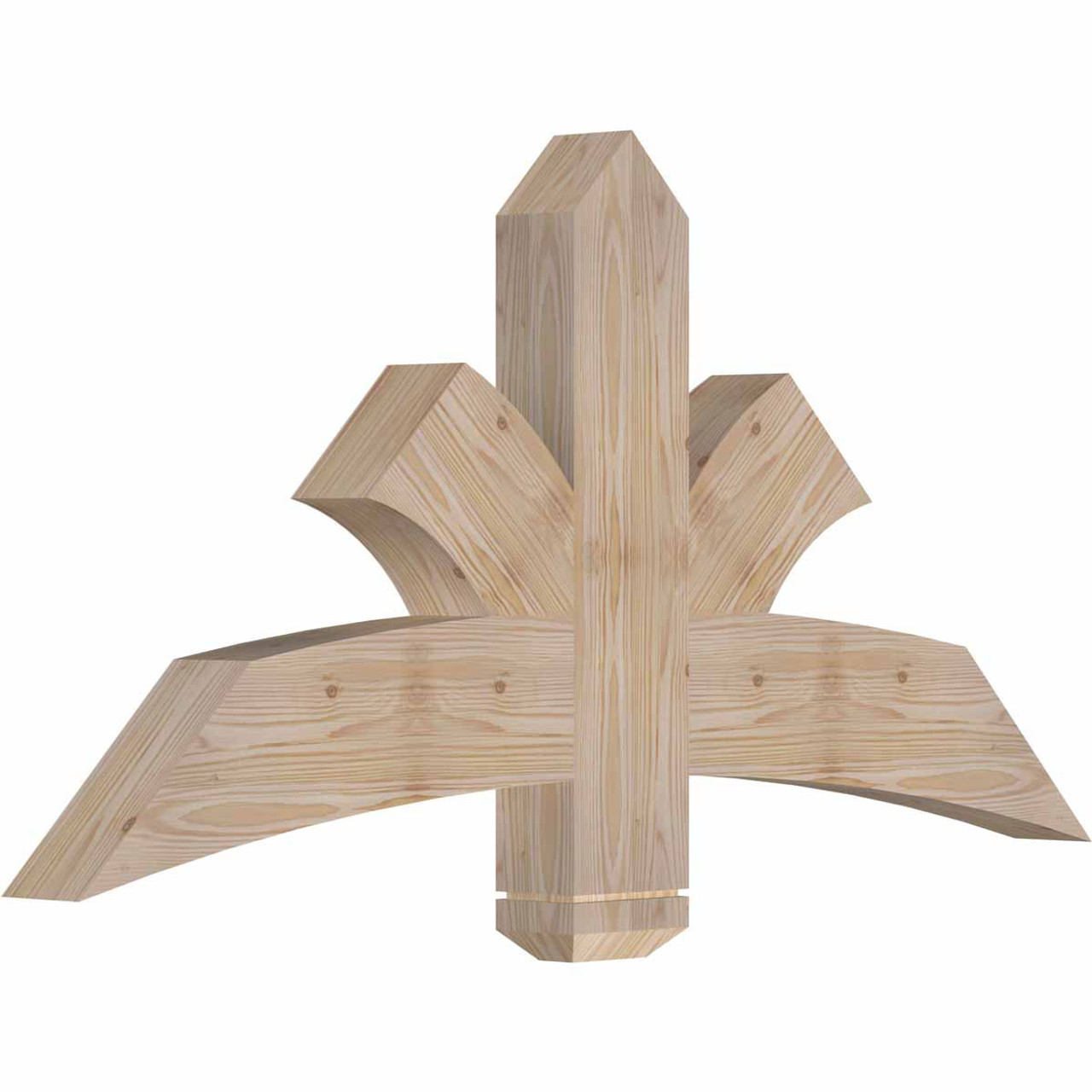 12/12 Pitch Davenport Smooth Timber Gable Bracket GBW048X24X0406DAV00SDF