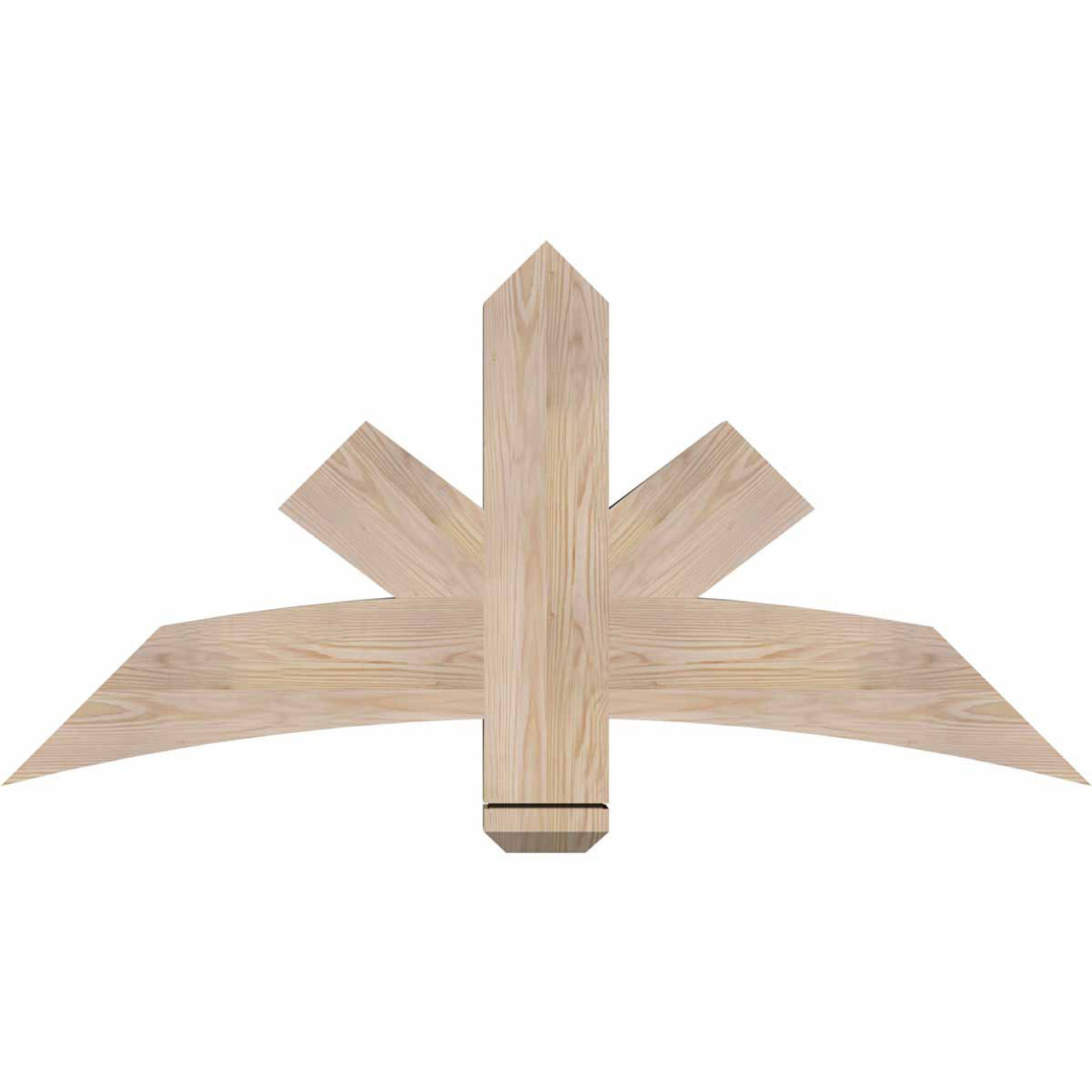 12/12 Pitch Alberta Smooth Timber Gable Bracket GBW048X24X0406ALB00SDF