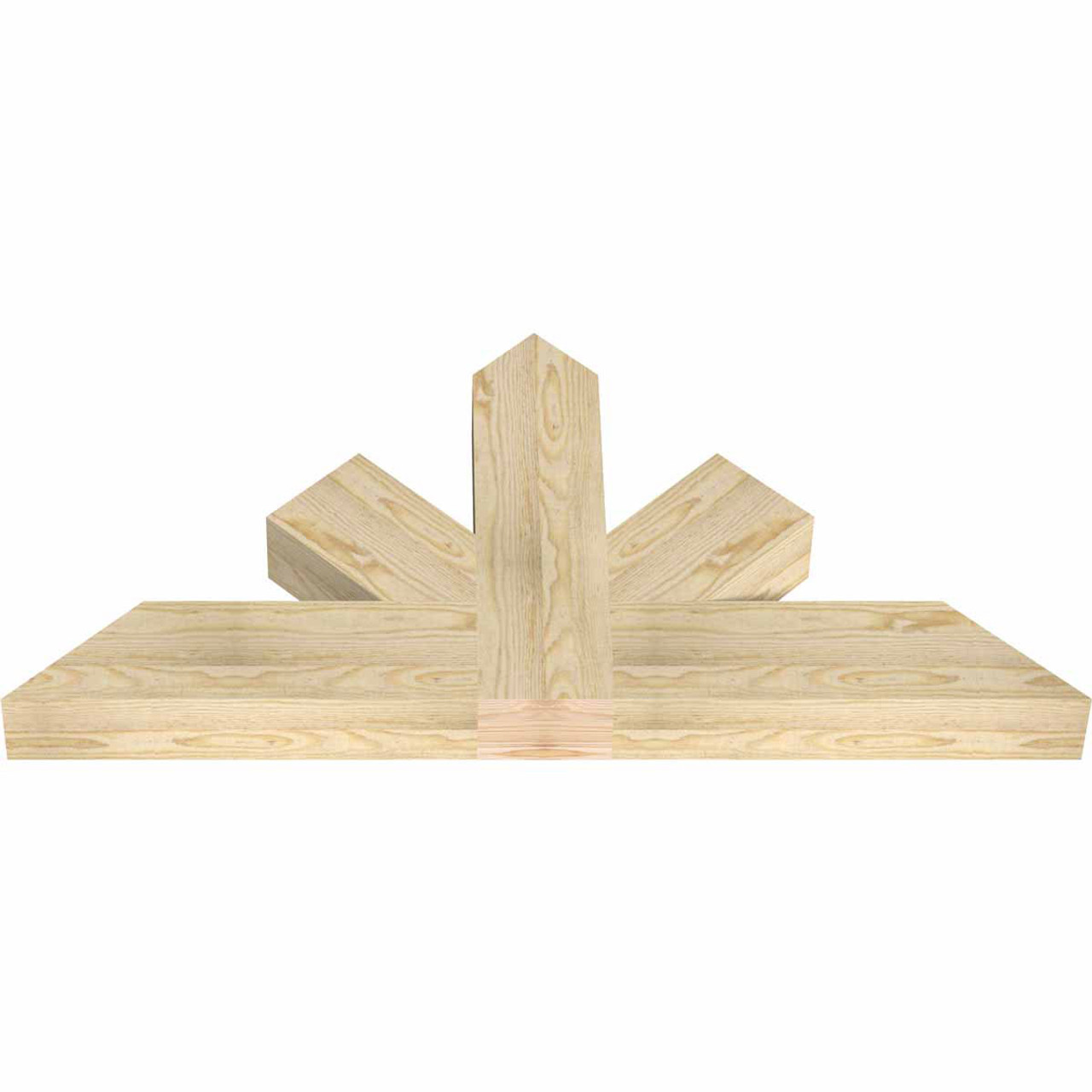 12/12 Pitch Saratoga Rough Sawn Timber Gable Bracket GBW048X24X0406SAR00RDF