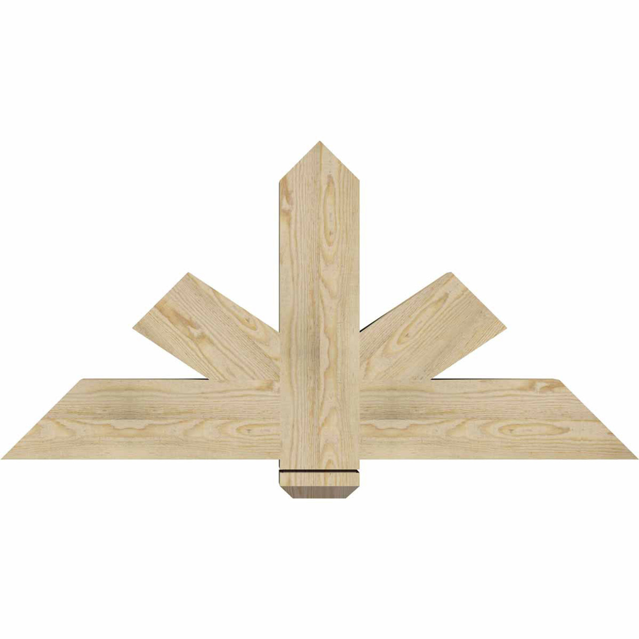 12/12 Pitch Kennewick Rough Sawn Timber Gable Bracket GBW048X24X0406KEN00RDF