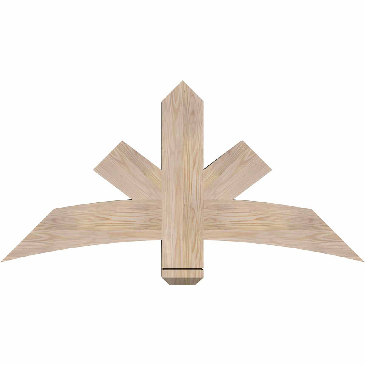 12/12 Pitch Alberta Smooth Timber Gable Bracket GBW048X24X0606ALB00SDF