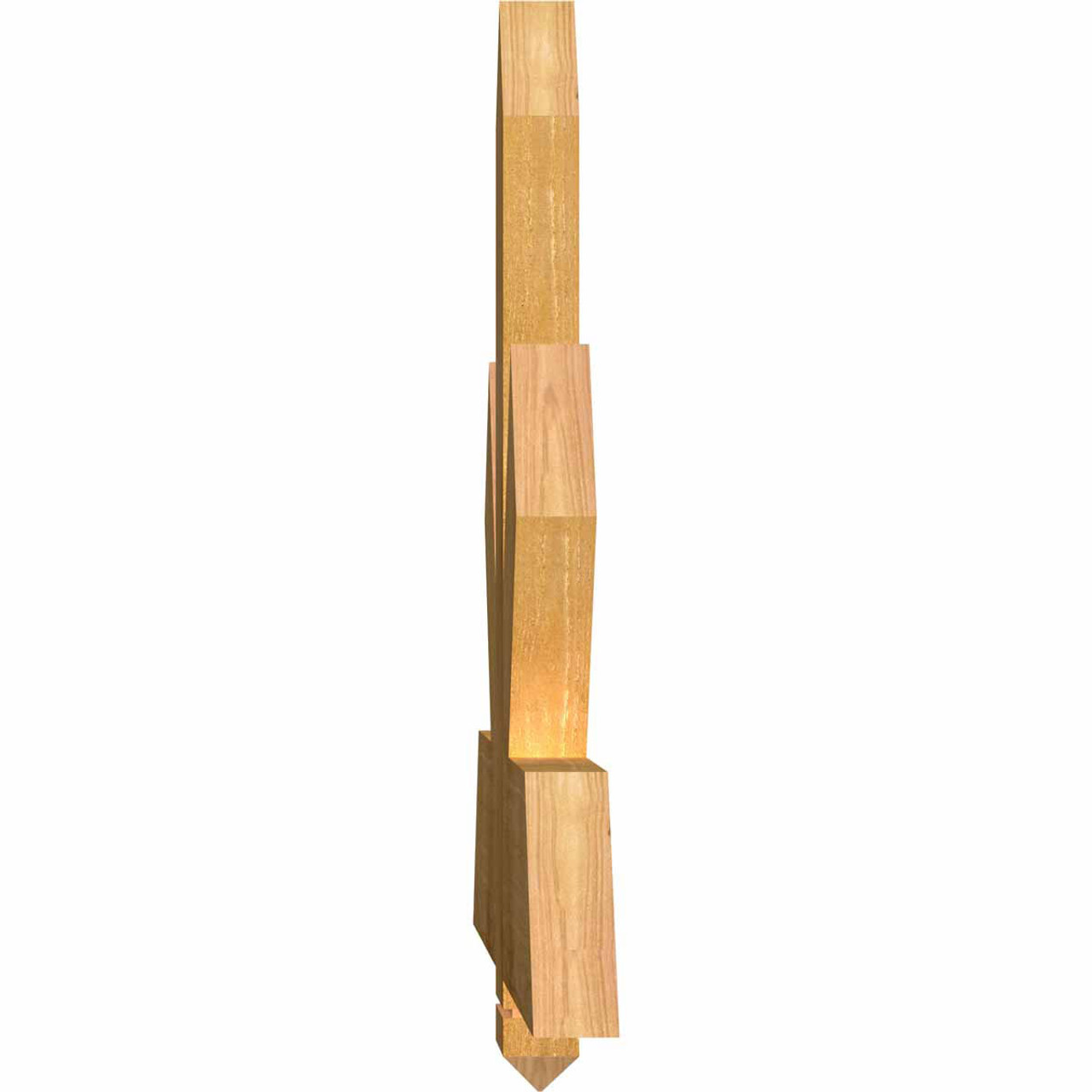 13/12 Pitch Kennewick Rough Sawn Timber Gable Bracket GBW048X26X0206KEN00RWR