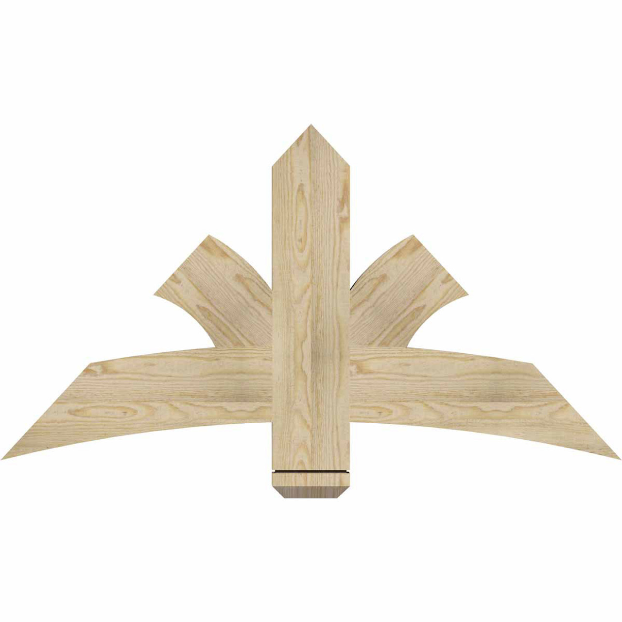 13/12 Pitch Davenport Rough Sawn Timber Gable Bracket GBW048X26X0206DAV00RDF