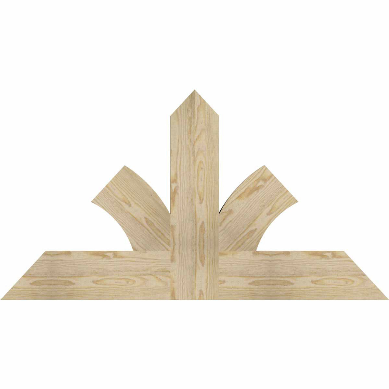 13/12 Pitch Richland Rough Sawn Timber Gable Bracket GBW048X26X0206RIC00RDF