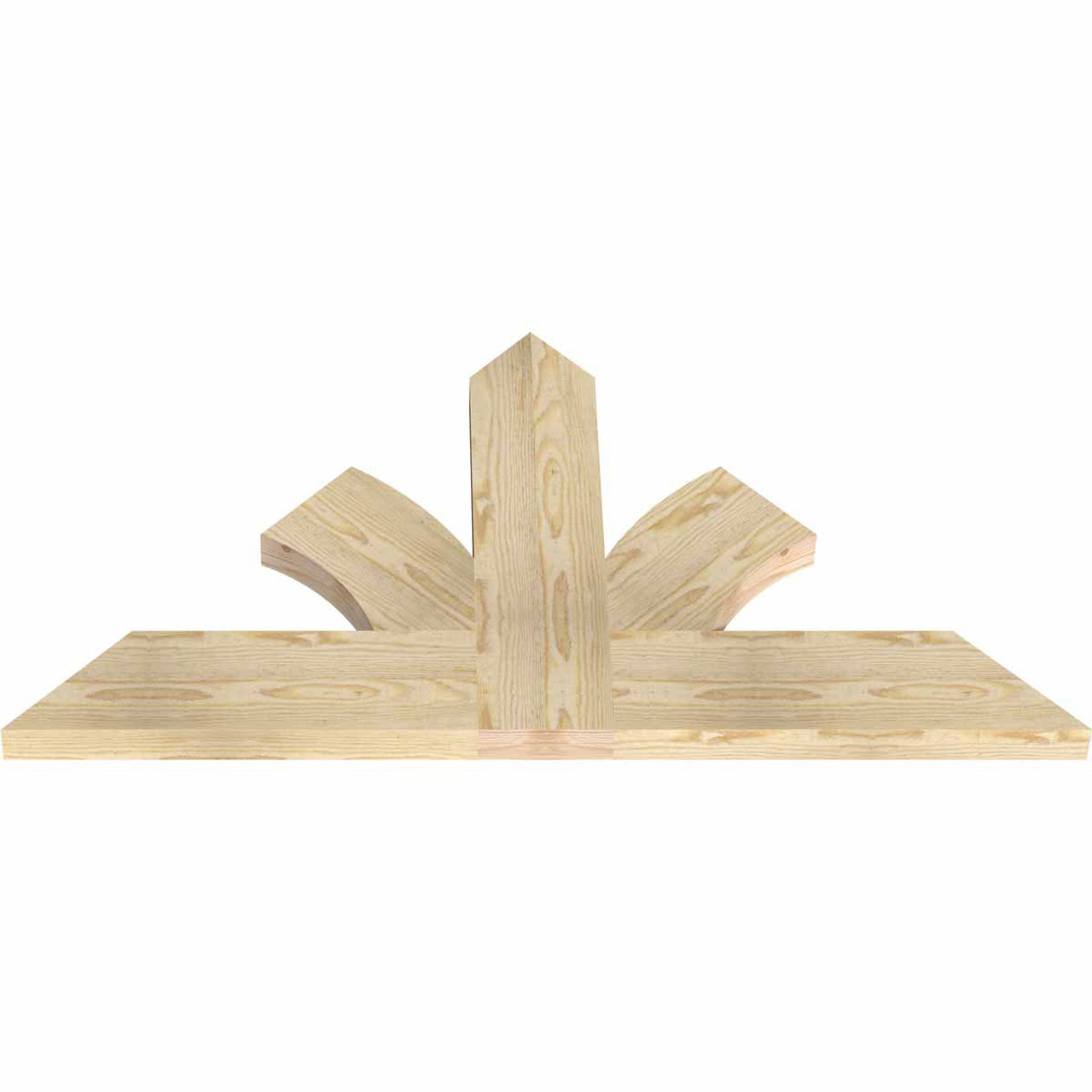 13/12 Pitch Richland Rough Sawn Timber Gable Bracket GBW048X26X0206RIC00RDF