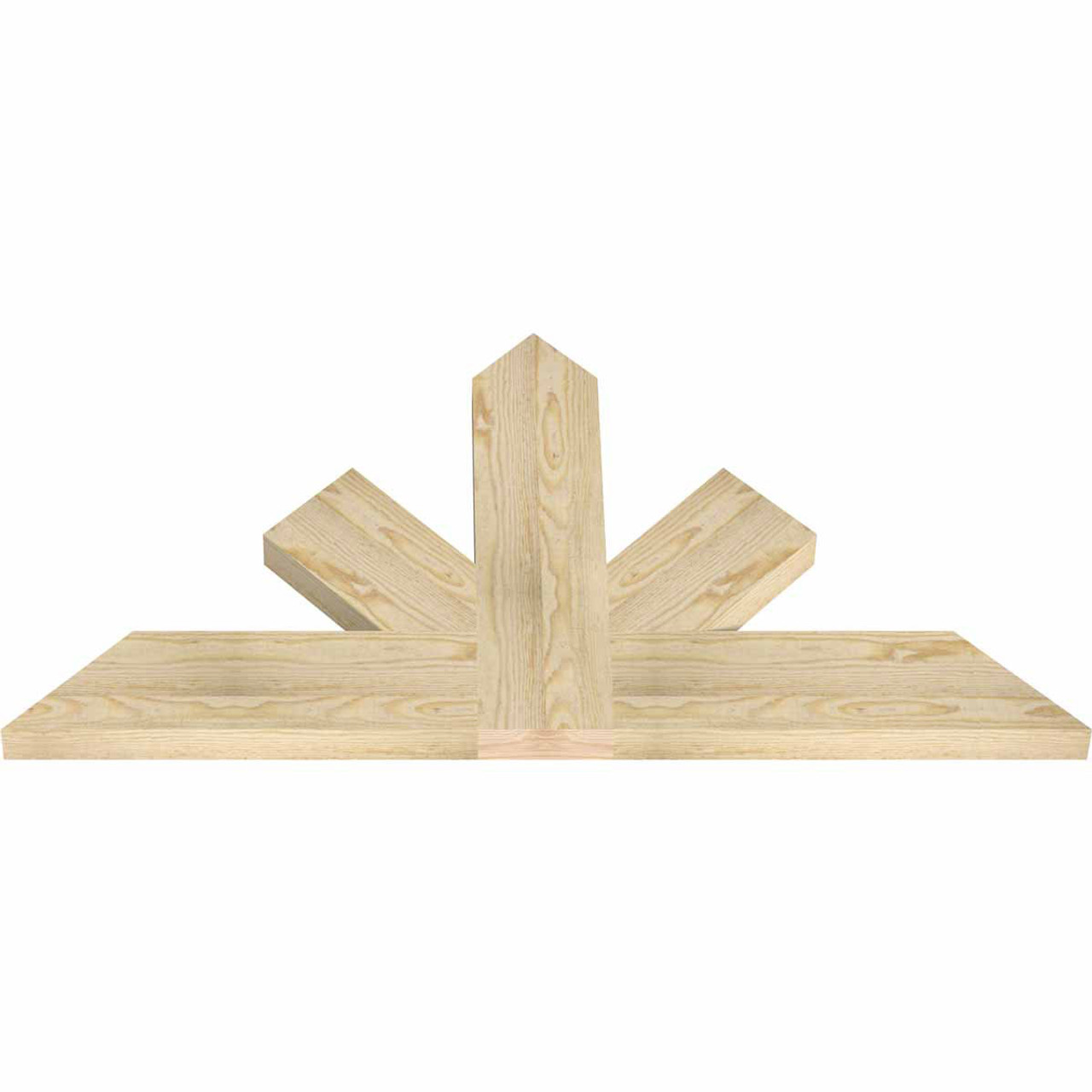 13/12 Pitch Saratoga Rough Sawn Timber Gable Bracket GBW048X26X0206SAR00RDF