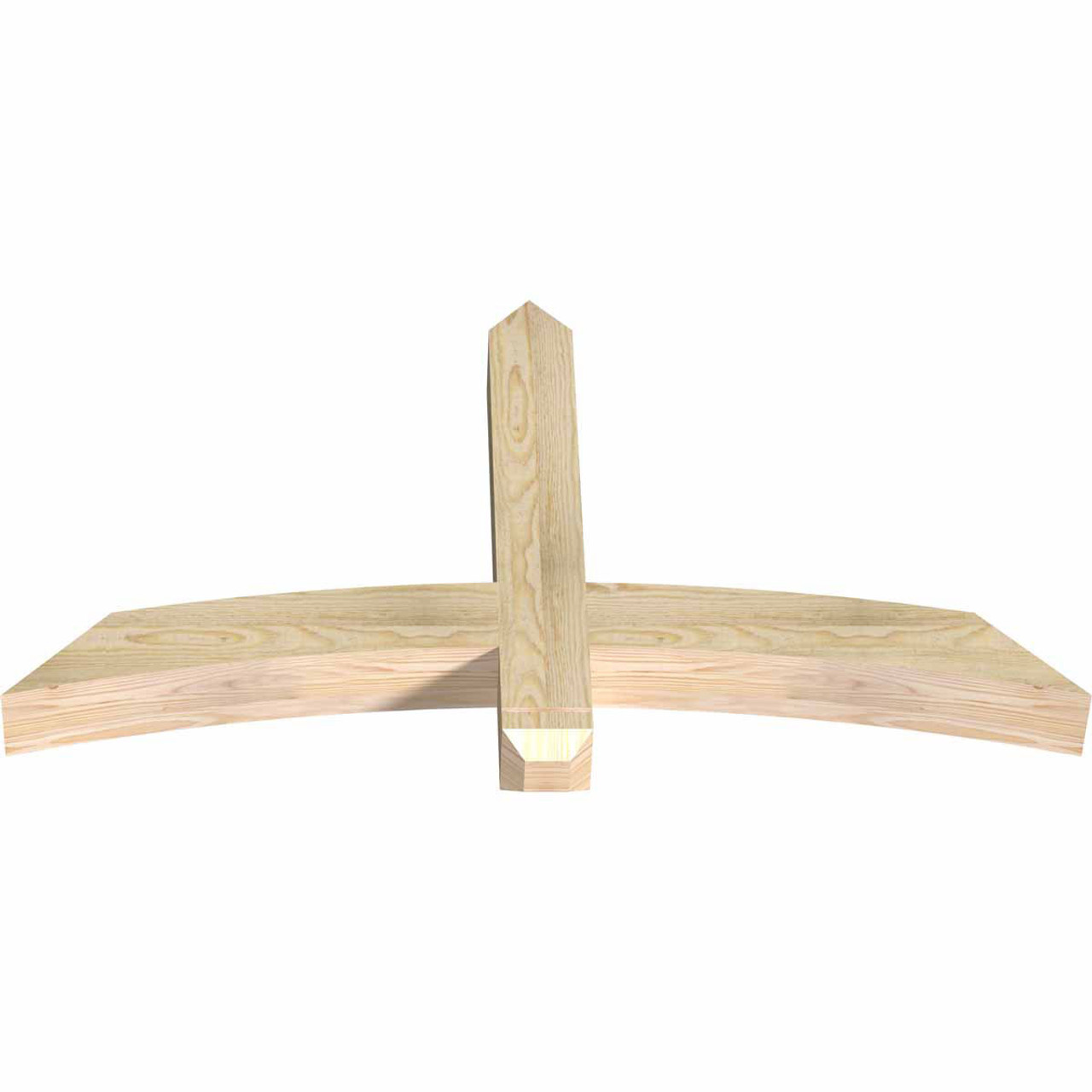 13/12 Pitch Bellingham Rough Sawn Timber Gable Bracket GBW048X26X0404BEL00RDF