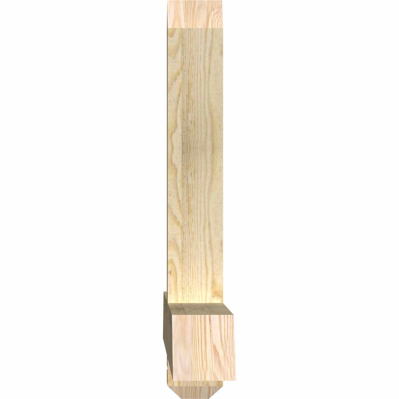 13/12 Pitch Eugene Rough Sawn Timber Gable Bracket GBW048X26X0404EUG00RDF