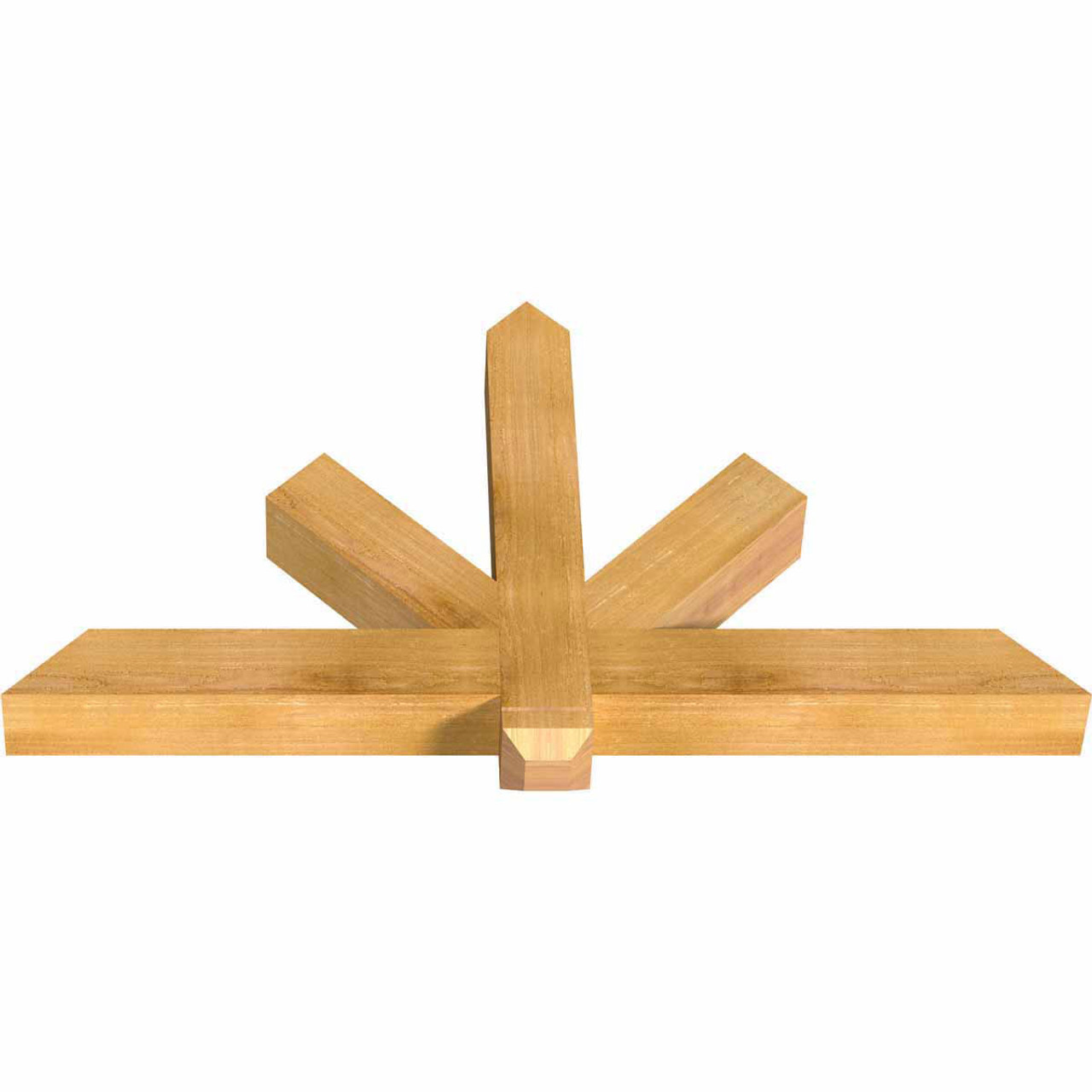 13/12 Pitch Kennewick Rough Sawn Timber Gable Bracket GBW048X26X0404KEN00RWR