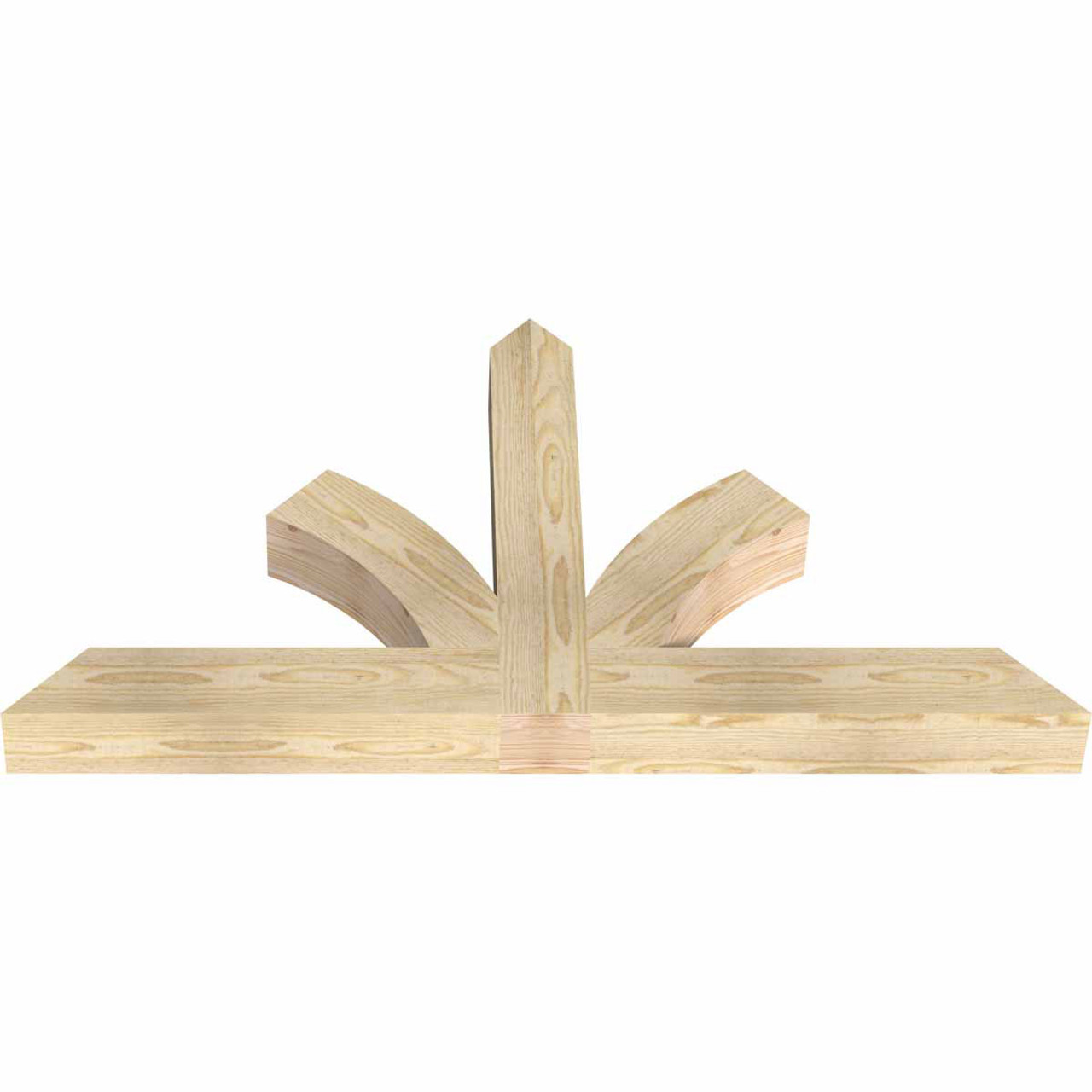 13/12 Pitch Richland Rough Sawn Timber Gable Bracket GBW048X26X0404RIC00RDF