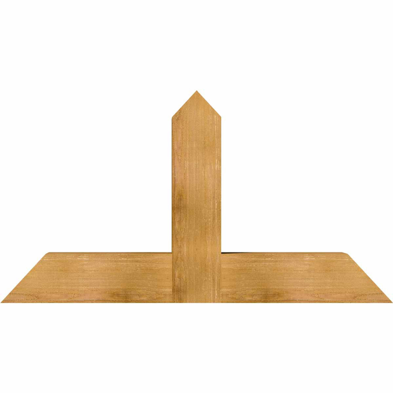 13/12 Pitch Portland Rough Sawn Timber Gable Bracket GBW048X26X0606POR00RWR