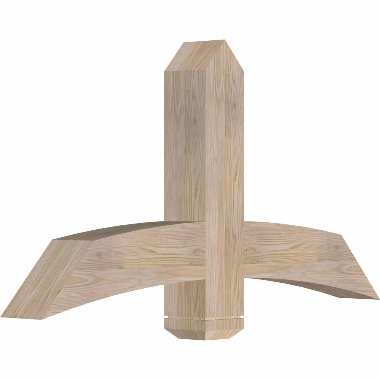 13/12 Pitch Bellingham Smooth Timber Gable Bracket GBW048X26X0606BEL00SDF