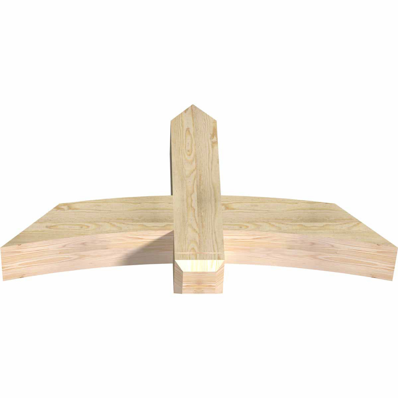 13/12 Pitch Bellingham Rough Sawn Timber Gable Bracket GBW048X26X0606BEL00RDF