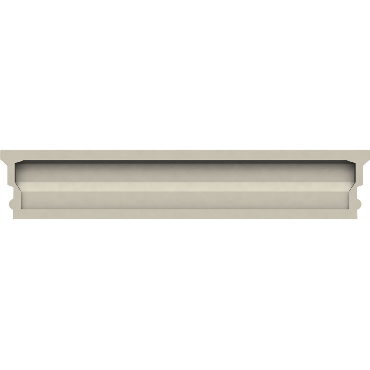 Ekena Millwork - CRH06X124PN-3-DE