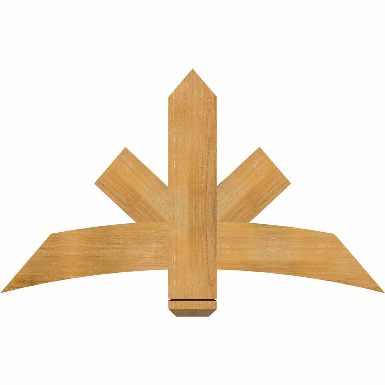 14/12 Pitch Alberta Rough Sawn Timber Gable Bracket GBW048X28X0206ALB00RWR